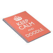 平静および落書きを保って下さい ノートブック (右側)