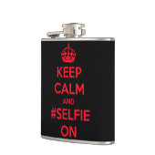 平静および#selfieを保って下さい フラスク (左)