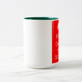 平静およびDABKEの~のレバノンのマグ保って下さい ツートーンマグカップ (中央)