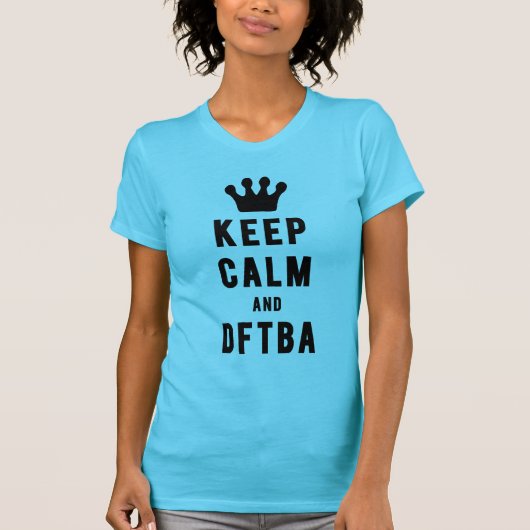平静およびDFTBA |の新しい糸を保って下さい Tシャツ (正面)
