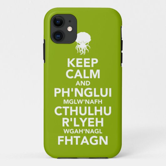 平静およびFhtagnを保って下さい Case-Mate iPhoneケース (裏面)
