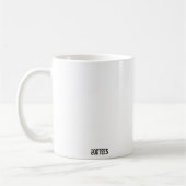 平静およびFracをそれマグ保って下さい コーヒーマグカップ (左)