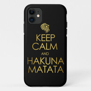 平静およびHakuna Matataを保って下さい iPhone 11 ケース