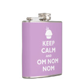 平静およびOm Nom Nomを保って下さい フラスク (右)