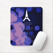 平静およびParler Francaisを保って下さい マウスパッド (マウス)