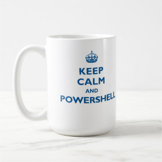 平静およびPowerShellのマグを保って下さい コーヒーマグカップ