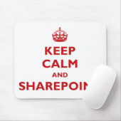平静およびSharePoint -マウスパッド--を保って下さい マウスパッド (マウス)