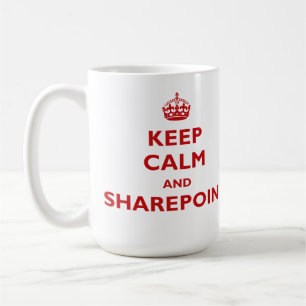 平静およびSharePoint -マグ--を保って下さい コーヒーマグカップ