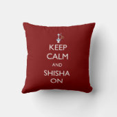 平静およびShishaを保って下さい クッション (裏面)