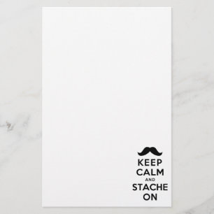 平静およびStacheを保って下さい 便箋