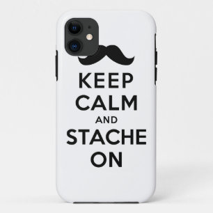 平静およびStacheを保って下さい iPhone 11 ケース