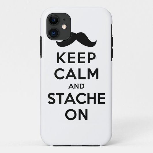 平静およびStacheを保って下さい Case-Mate iPhoneケース (裏面)