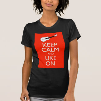 平静およびUkeを保って下さい! Tシャツ