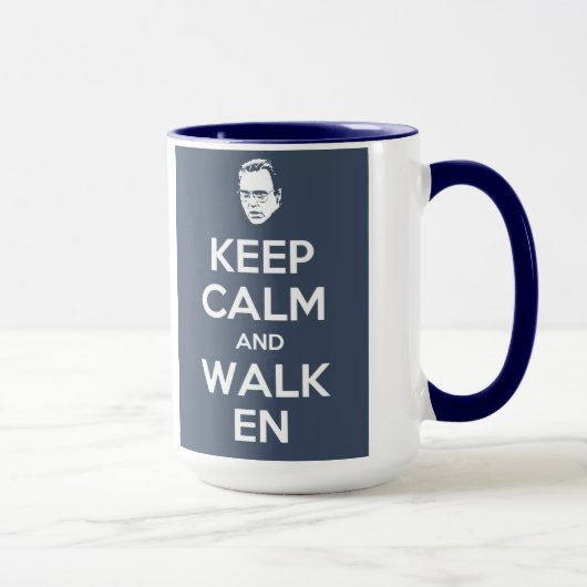 平静およびWalkenのマグを保って下さい マグカップ (右)