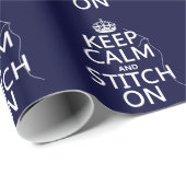 平静そしてステッチをの保って下さい(すべての色) ラッピングペーパー (ロールコーナー)