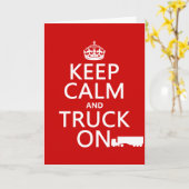 平静そしてトラックをの保って下さい(あらゆる色で) カード (黄色い花)