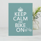 平静そしてバイクをの保って下さい(どの色でも) 招待状 (スタンド正面)