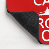 平静そして列をの保って下さい(色を選んで下さい) マウスパッド (コーナー)