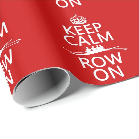 平静そして列をの保って下さい(色を選んで下さい) ラッピングペーパー (ロールコーナー)