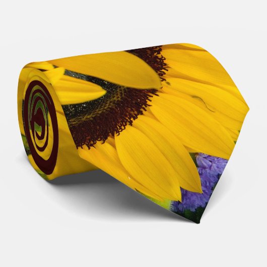 平静なヒマワリ ネクタイ (ロール)