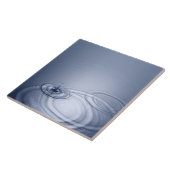 平静に落ちる水の独身のなしぶき タイル (側面)