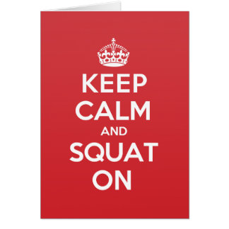 平静のずんぐりとした挨拶のメッセージカードを保って下さい