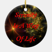 平静のオーナメント セラミックオーナメント (裏面)