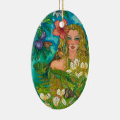 平静のクリスマスのオーナメント セラミックオーナメント (右)