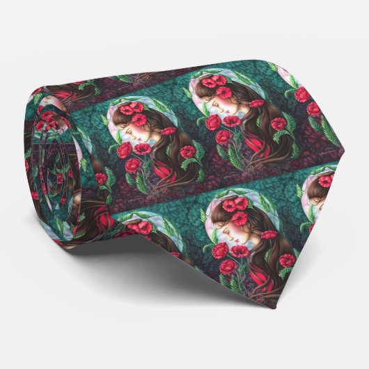 平静のタイ ネクタイ (ロール)