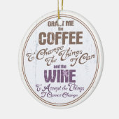 平静のワインIII セラミックオーナメント (左)