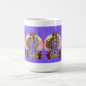 平静の天使のマグ コーヒーマグカップ (中央)