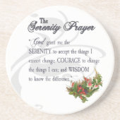 平静の祈りの言葉のカスタムのコースター コースター (正面)