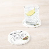 平静の祈りの言葉のカスタムのコースター コースター (側面)