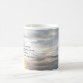 平静の祈りの言葉のマグ コーヒーマグカップ (中央)