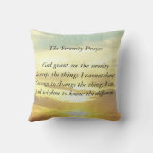 平静の祈りの言葉の枕 クッション (裏面)