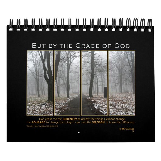 平静の祈りの言葉の神のグラントの引用文のスローガンの回復 カレンダー (カバー)