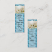 平静の祈りの言葉の蝶名刺の~tu スキニー名刺 (正面/裏面)