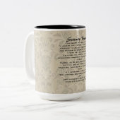 平静の祈りの言葉はマグに2ある調子を与えました ツートーンマグカップ (正面左)
