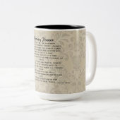 平静の祈りの言葉はマグに2ある調子を与えました ツートーンマグカップ (正面右)