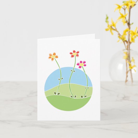 平静の祈りの言葉 カード (黄色い花)