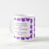 平静の祈りの言葉 コーヒーマグカップ (正面左)