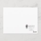 平静の祈りの言葉 ポストカード (裏面)