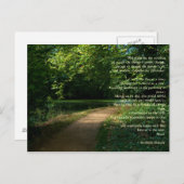 平静の祈りの言葉 ポストカード (正面/裏面)