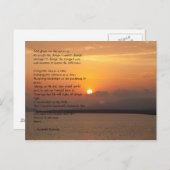 平静の祈りの言葉 ポストカード (正面/裏面)