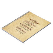 平静の祈りの言葉: 古い英国のアンティーク、強さまたはRec ノートブック (左側)