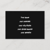 平静の祈りの言葉 名刺 (裏面)