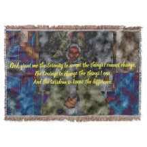 平静の祈りの言葉-黙想毛布