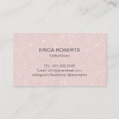 平静の美顔術のSkincareのサロンのスパのエステティシャン#2 名刺 (裏面)