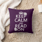 平静をで読まれて保てば(あらゆる色で) クッション (ブランケット)