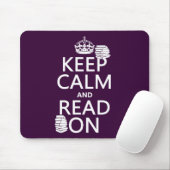 平静をで読まれて保てば(あらゆる色で) マウスパッド (マウス)